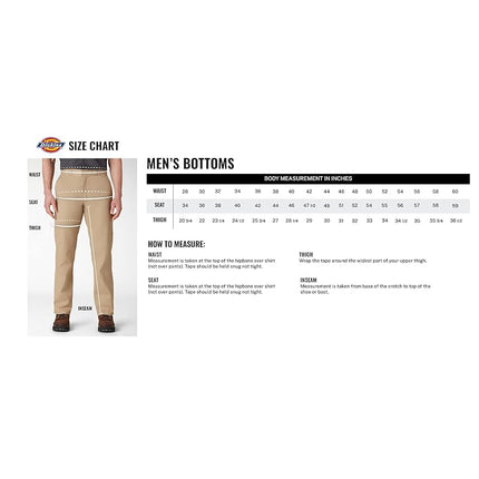 Dickies Men's 13 Inch Loose Fit Cotton Cargo Short, Rinsed Dark Navy V1, XX-Large