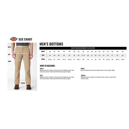 Dickies Men's Relaxed Straight-fit Cargo Work Pant, Dark Navy, 44W x 30L