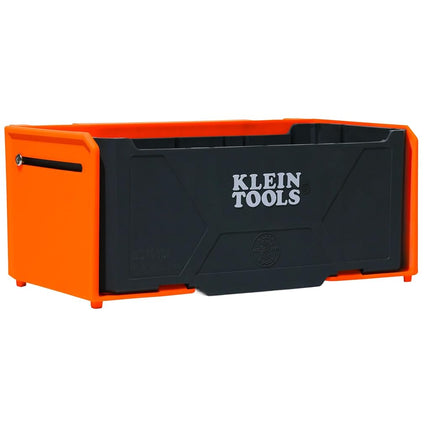 KLEIN TOOLS BC703SL Sliding Drawer Module, Rail System Attachment, 15-Pound Load Rating, High-Impact Plastic, Weather-Resistant with Customizable Removable Inserts for Man Lifts and Scissor Lifts