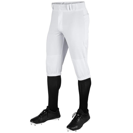 CHAMPRO Men's Triple Crown Baseball Pant Knickers with Braid White