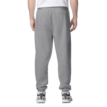 Gildan Men's Fleece Elastic Bottom Sweatpants, Style G18200, Sport Grey, 2X-Large