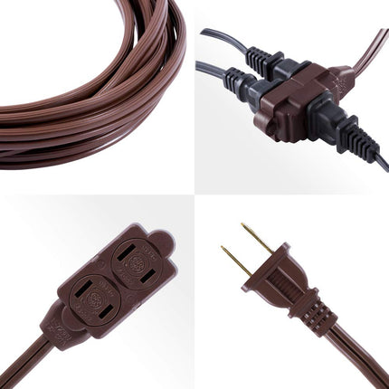 GE JASHEP51932 3-Outlet Grounded Office Cord (6 ft) by GE