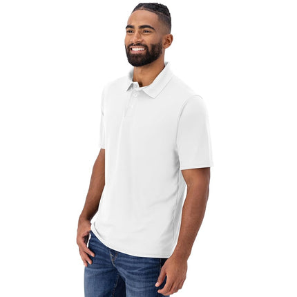 Hanes Sport Men's Cool DRI Men's Performance Polo,White,Small