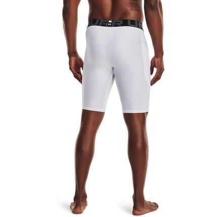 UA HG Armour LNG Shorts White/Black