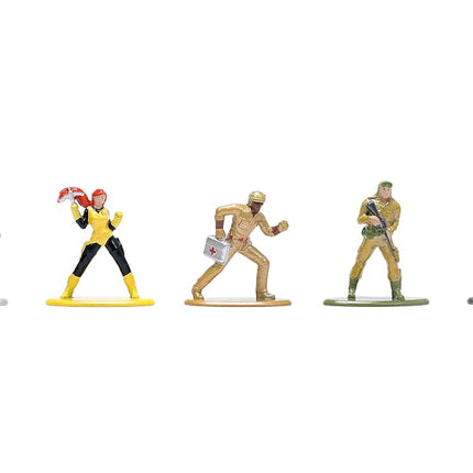 Jada Toys G.I. Joe 1.65" 18-Pack Die-cast Figures, Toys for Kids and Adults, 32913