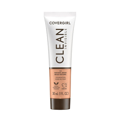 CoverGirl Clean Invisible, Natural Beige, Foundati