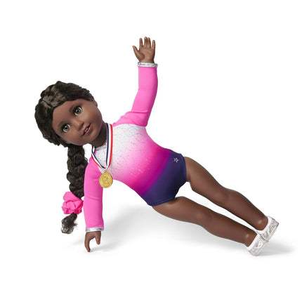 American Girl, Truly Me, Beam with Pride Gymnastics Outfit, Doll Clothes, for 18-inch Dolls, 4pcs, Ages 6+