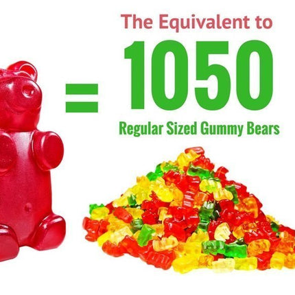 DIY Giant Gummy Bear Mold by Mister Gummy | Premium Quality Silicone + 2 Recipes and 5 Gift Bags Included | Make Big Bear Treats! (Gummy, Cakes, Breads, Chocolates, and More) (Green)