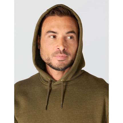 Carhartt Men's Iconic K288 Logo Sweatshirt, Burnished Logs Heather, L Tall
