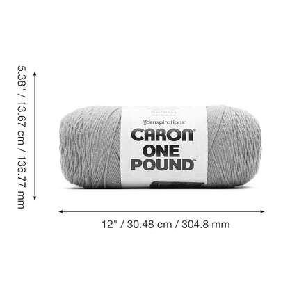 Caron One Pound Grass Green Yarn - 2 Pack of 454g/16oz - Acrylic - 4 Medium (Worsted) - 812 Yards - Knitting/Crochet
