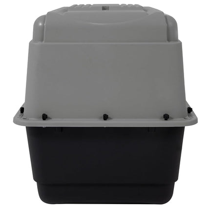 Petmate Pet Porter 2 Kennel, For Pets 30 to 50 Pounds, Dark Gray by Aspenpet Pet Porter