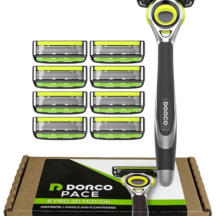 Dorco Pace 6 Pro 3D Motion Razor System - 1 Handle