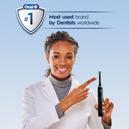 Oral-B Smart 5000 Electric Toothbrush, Black, Rechargeable Power Toothbrush with 1 Brush Head, Stand, and Travel Case