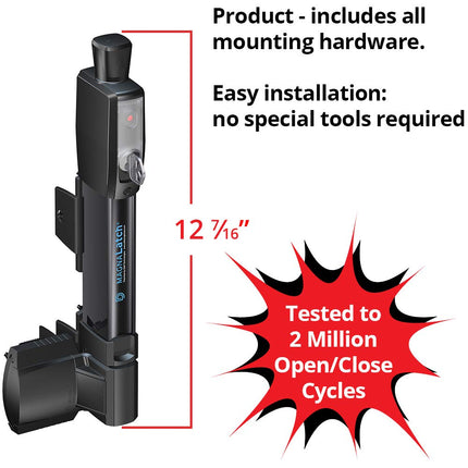 D&D Technologies ML3VPKA MagnaLatch Vertical Pull, Child & Pet Safety Magnetic Gate Latch and Gate Lock, for Any Square Gate