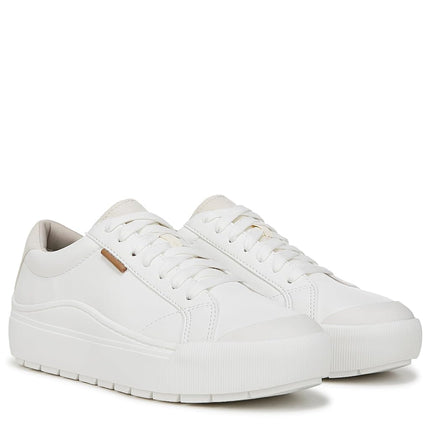 Dr. Scholl's Women's Time Off Sneaker, White Pearls, 6.5 Wide