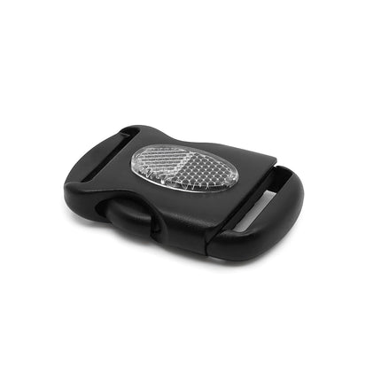 Dritz 503 Parachute Buckle with Reflective Center for 1-1/2-Inch Strap, Black