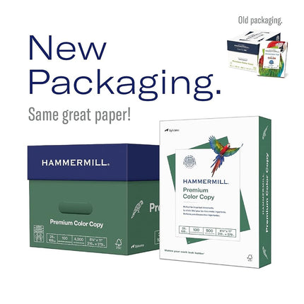 Hammermill Printer Paper, Premium Color 32 lb Copy Paper, 8.5 x 11-1 Ream (500 Sheets) - 100 Bright, Made in the USA, 102630