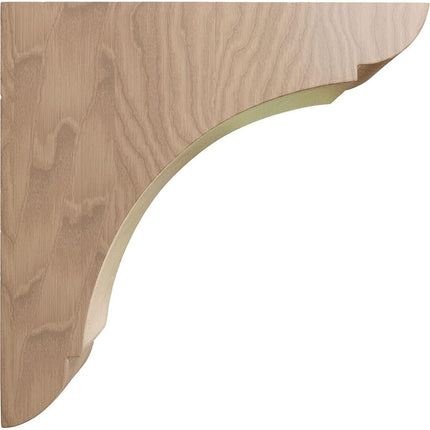 Ekena BKTW01X06X06OLGM 1 3/4-Inch Width x 6-Inch Depth x 6-Inch Height Small Olympic Wood Bracket - Mahogany