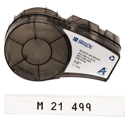 Brady M21-500-499 Tape for Lab Pal, 12.7 mm, White