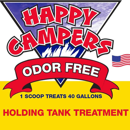 HAPPY CAMPERS Tratamiento orgánico para tanques de retención de casas rodantes - 18 tratamientos