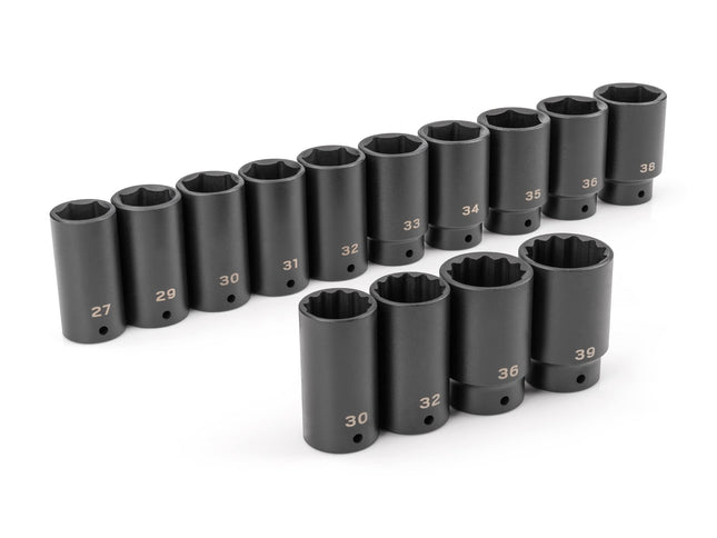 TEKTON 1/2 Inch Drive Deep 6-Point and 12-Point Ax