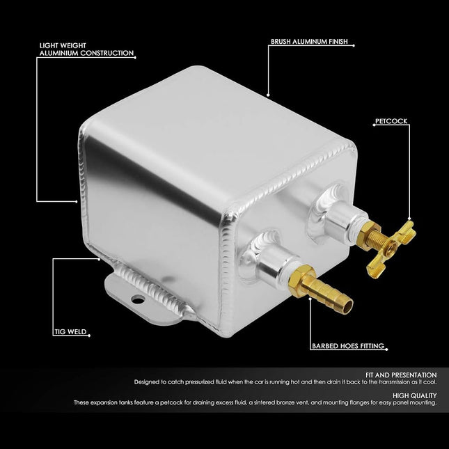 DNA Motoring TANK-EXP-001 Aluminum Fluid Expansion Tank