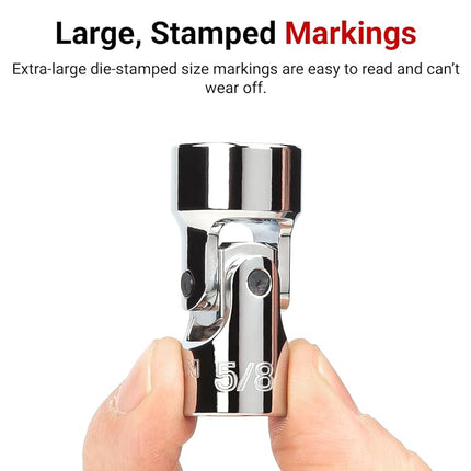 TEKTON 1/4 Inch Drive x 12 mm Universal Joint Socket | SHD08112