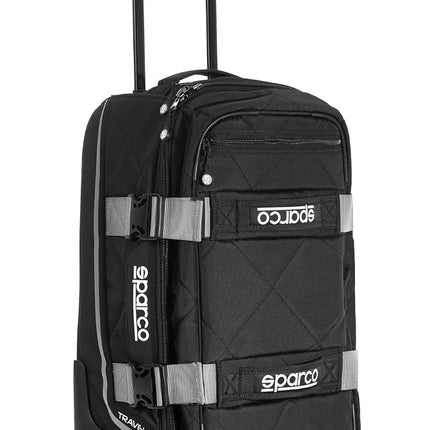 Sparco Black/Silver Travel Bag