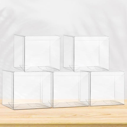 10 Pack Clear PKMN ETB Protector Case, PKMN Elite Trainer Box Protector, PET Plastic Display Box Protector for Collectors Gifts Elite Trainer Boxes - 0.5mm Thick (Pack of 10)
