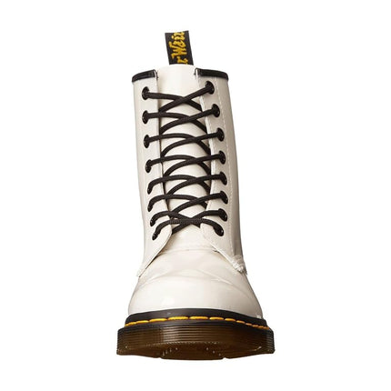 Dr. Marten's Original 1460 Patent, Women's Boots, White Patent, 3 UK(36 EU)