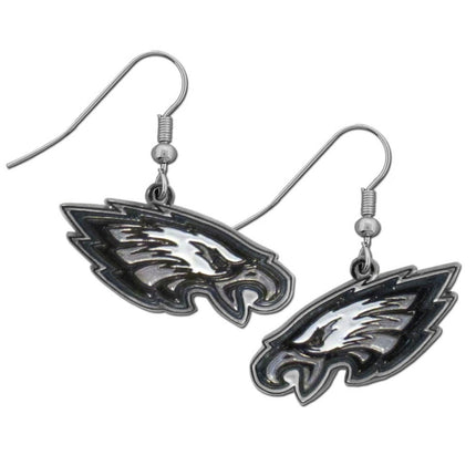 Siskiyou Sports NFL Philadelphia Eagles Chrome Dangle Earrings