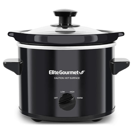 Elite Gourmet MST239X Dishwasher-Safe Glass Lid & 