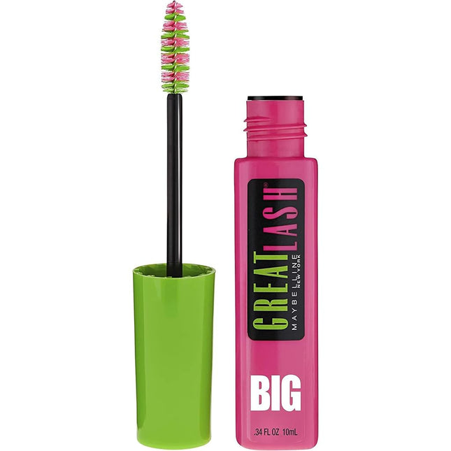 Maybelline New York Great Lash Big Volumizing Mascara - Blackest Black