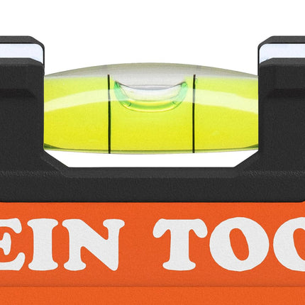 Klein Tools 93524 24-Inch Box Level, 2-Foot Box Beam Spirit Level, 3 Vials, High Visibility Orange, Aluminum Body