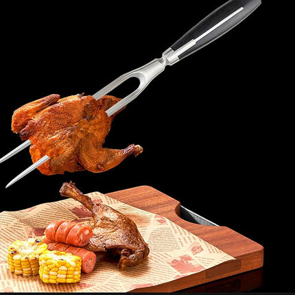 Kakamono Chef pro Stainless Steel Carving Fork Barbecue Fork BBQ Tools Meat Forks 12 Inch (10.5 Inch)