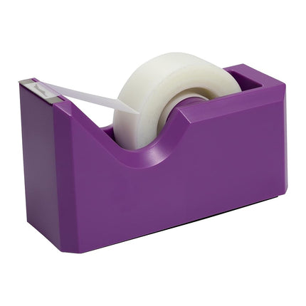 JAM PAPER Office & Desk Sets - 1 Stapler & 1 Tape Dispenser - Purple - 2/Pack
