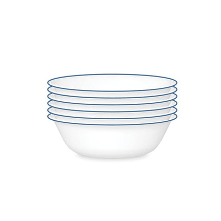 Corelle 6-Piece 18oz Round Bowls, Vitrelle Triple 