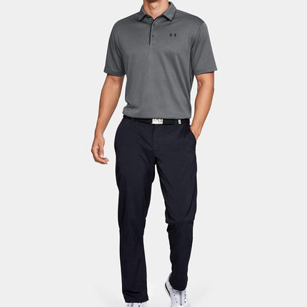 Under Armour Tech Men's Polo Shirt,Graphite/Black,Large