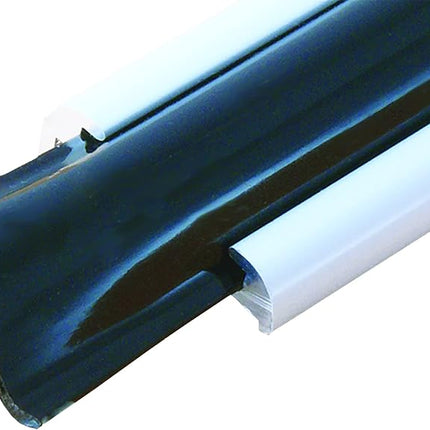 RV Designer 1in Wide Vinyl Trim Insert for RVs - Flexible Molding, Exterior Use, and Roof Edge Molding - Ideal for Travel Trailers and Campers, Heavy Duty, 100 Foot Roll, C-White