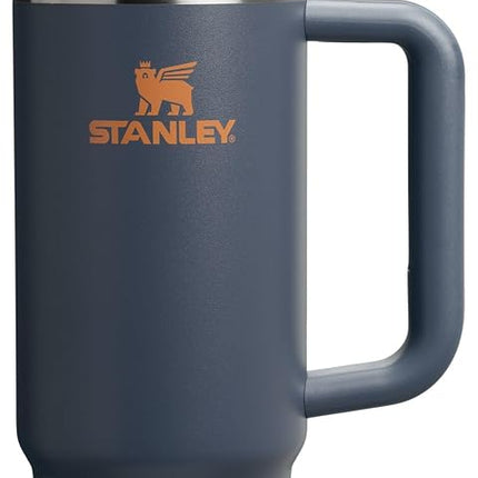 Vaso STANLEY Quencher H2.0 con asa y pajita, tapa Flowstate de 3 posiciones, compatible para viajes, taza aislada de acero inoxidable, sin BPA, Twilight, 0.9 Litros