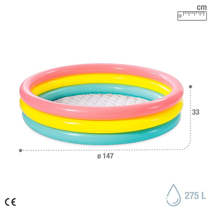 Intex Kiddie Pool - Kid's Summer Sunset Glow Design