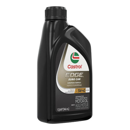 Castrol 06249 Edge 5W-40 SPT Synthetic Motor Oil - 1 Quart Bottle, (Pack of 6)