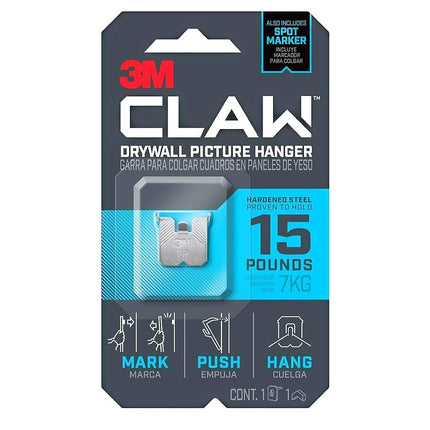 3M CLAW Strong Durable Drywall Picture Hanger (15 