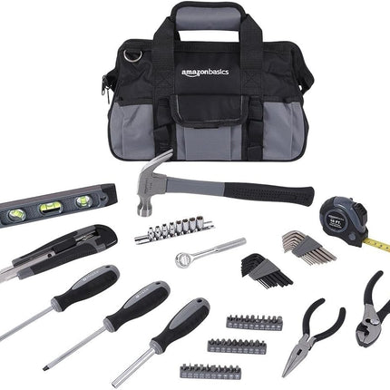 Amazon Basics 65 Piece Home Basic Repair Tool Kit 