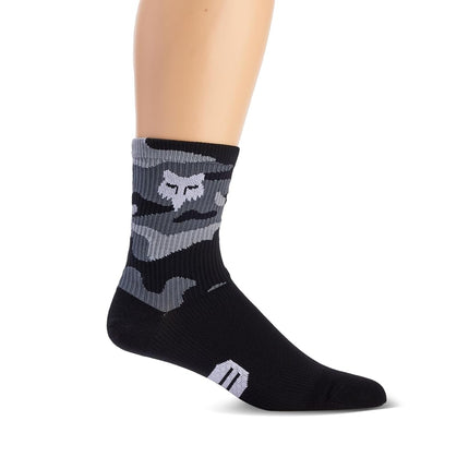 Fox Racing 6" Ranger Sock, Windbreaker, Men's, BLA