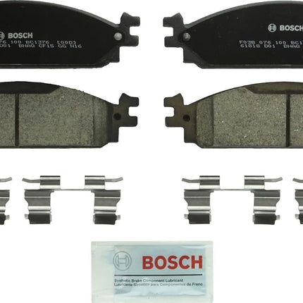 BOSCH BC1376 QuietCast Premium Ceramic Disc Brake Pad Set - Compatible with Select Ford Flex; Lincoln MKS, MKT; FRONT