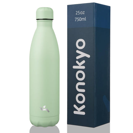 Konokyo Insulated Water Bottles,25oz Double Wall S