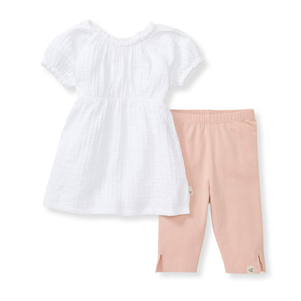 Burt's Bees Baby Baby Girls' Sleeveless Top and Sh