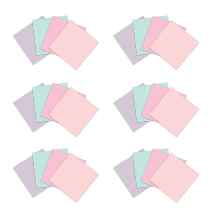 Post-it 100% Recycled Paper Super Sticky Notes, 2X The Sticking Power, 3x3 in, 24 Pads/Pack, 70 Sheets/Pad, Wanderlust Pastels Collection (654R-24SSNRPCP)