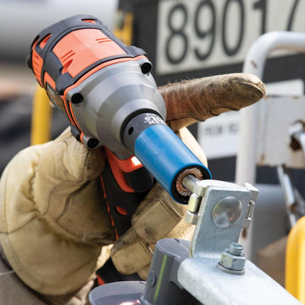 2-in-1 Non-Marring Impact Socket, Coated 12-Point Deep Sockets, 3/4- and 9/16-Inch Sizes Klein Tools 66030